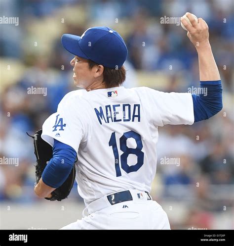 Los Angeles, California, USA. 16th May, 2016. Kenta Maeda (Dodgers) MLB ...