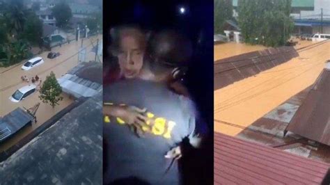 Video Banjir Kepung Kalimantan Selatan Ketinggian Air Mencapai 3 Meter