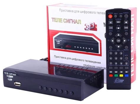 ТВ тюнер для телевизора DVB T2, цифровая приставка TV теле сигнал Eearl ...