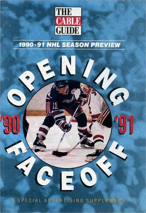 1990 91 Nhl Season Preview A Special Advertising Supplement Puck Junk