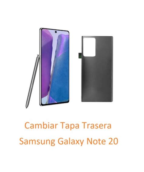 Cambiar Tapa Trasera Samsung Galaxy Note