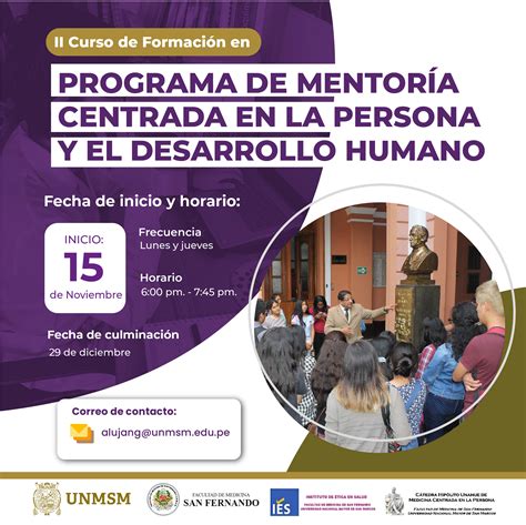 Programa de Mentoría Centrada en la Persona y el Desarrollo Humano