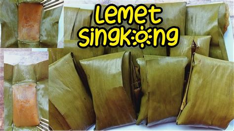 KETIMUS SINGKONGCara Membuat LEMET Singkong Gula MerahEnak Kenyal