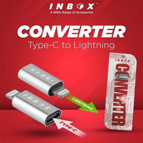 Jual Inbox Converter Type C Ke Iphone Lightning Adaptor Converter