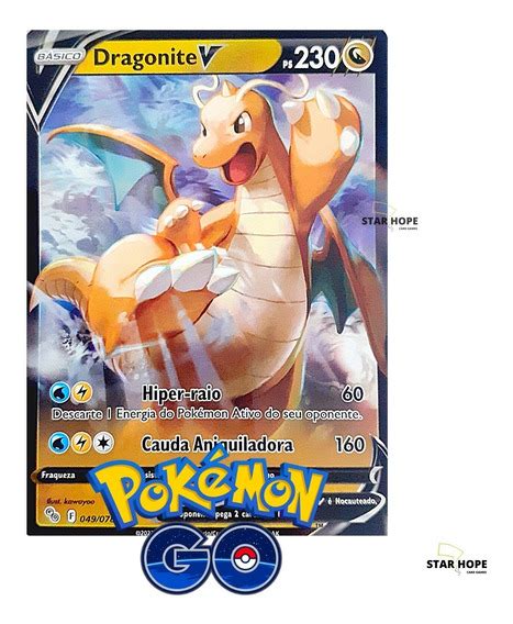 Carta Pok Mon Dragonite Mercadolivre