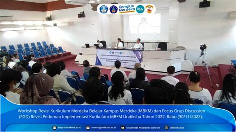 Gelar Workshop Undiksha Sempurnakan Kurikulum Mbkm Universitas