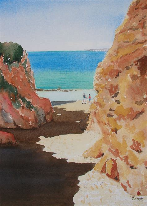 ‘september On Alvor Praia © Sandie Croft Algarve Art