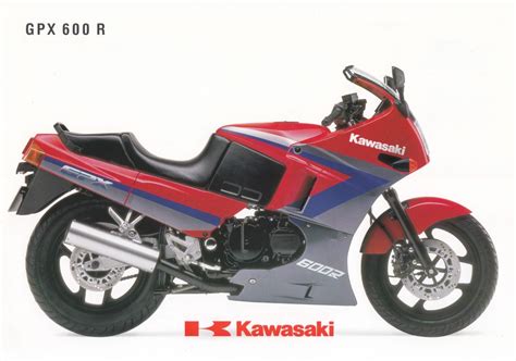 Prospekt Kawasaki Gpx R Prospekt Flyer Blatt Seiten Aus