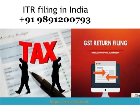 PPT How To ITR Filing In India 09891200793 PowerPoint Presentation