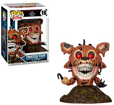 Funko Five Nights At Freddys The Twisted Games Pop Books Twisted Foxy Vinyl Figure 18 Toywiz