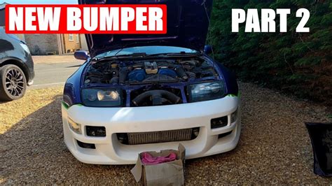 Fitting Greddy Gracer Style Front Bumper On My 300zx Part 2 YouTube