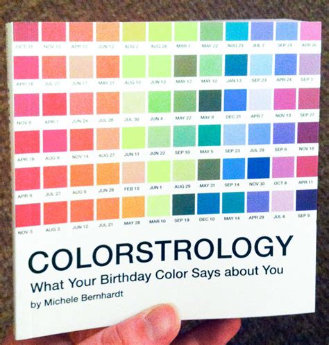 Colorstrology What Your Birthday Color Says About You Microcosm