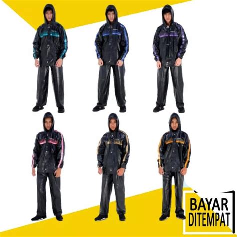 Jual Stelan Jas Hujan Jaket Celana Ranger Plevia Night Ranger