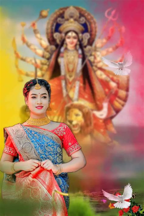 🔥 Maa Durga Navratri Cute Girl Cb Editing Background Cbeditz