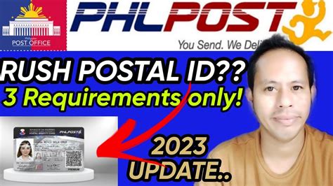 Paano Kumuha Ng POSTAL ID 2023 New Update REQUIREMENTS PROCESS