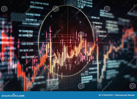 Trading Chart Depicting Fluctuations in the Cryptocurrency Market Stock ...