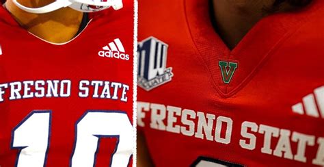 Fresno State Tweaks Jerseys Adds Green V To Collar