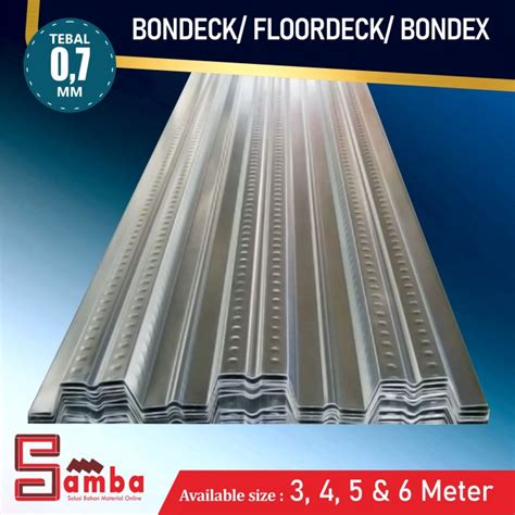 Jual Bondek Tebal 0 7 Lebar 1 Meter Floordeck Bondeck Bondex 013