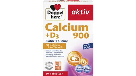 Doppelherz Calcium 900 D3 Biotin Folsäure 30 Tabletten online