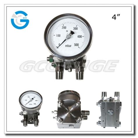 Diaphragm Differential Pressure Gauges For High Steady With Inch Dial