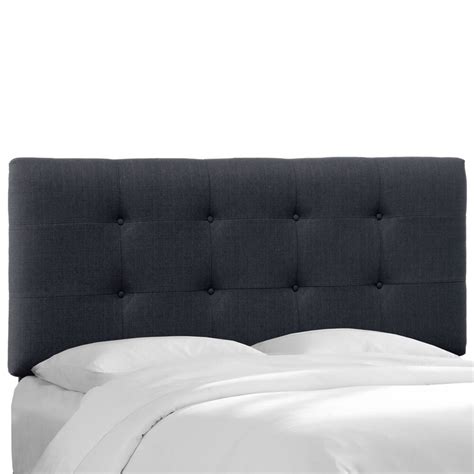 Skyline Furniture Queen Double Row Button Tufted Upholstered Headboard