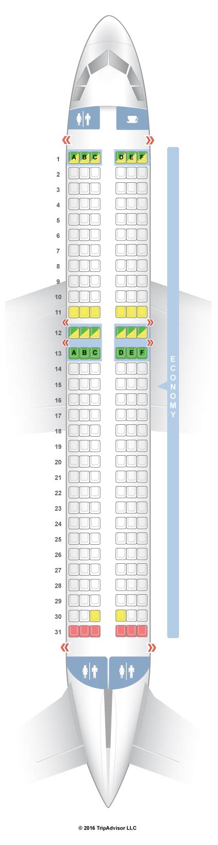 SeatGuru Seat Map easyJet - SeatGuru