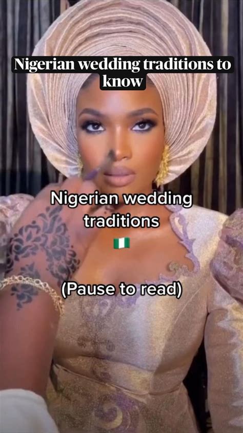 Nigerian Wedding Traditions To Know Did You Know These Traditions