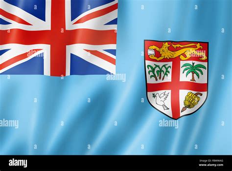 Fijian Flag Stock Photo Alamy