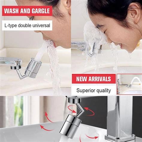 Tap Aerator 720 Rotation Universal Splash Proof Swivel Water Saving