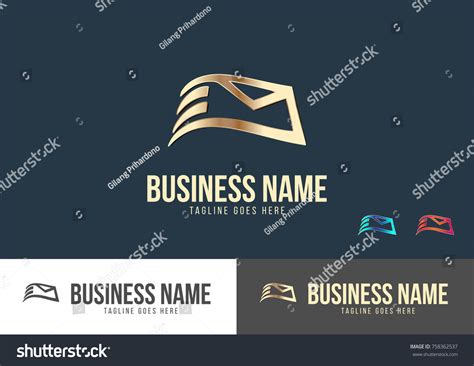 Email Logo Template Design Vector Stock Vector (Royalty Free) 758362537 ...