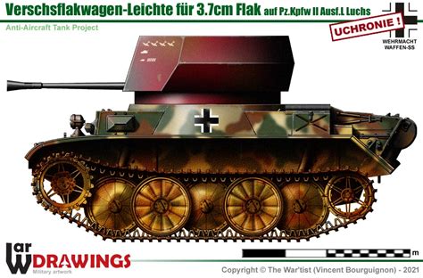 Verschsflakwagen Leichte für 3 7cm Flak auf Pz Kpfw II Ausf L Luchs