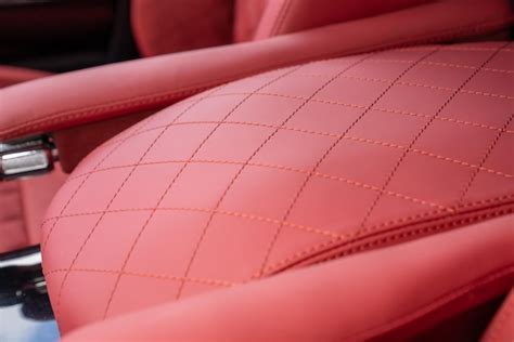 Premium Photo | Red interior of a modern car