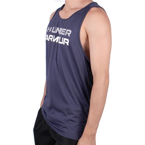 Regata Under Armour Tech Sign Tank Marinho Azul