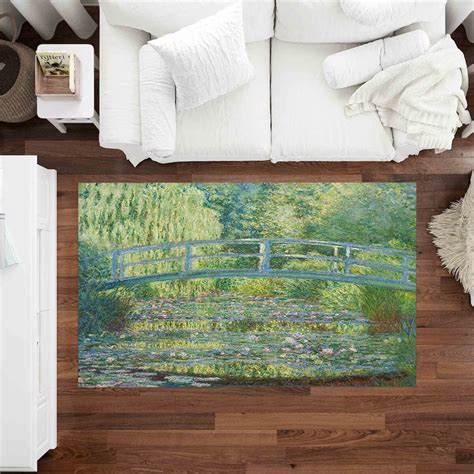 Claude Monet Claude Monet Rug The Waterlily Pond Green Harmony Rug