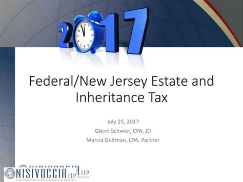 Nj Estate And Inheritance Tax 2017 Ppt