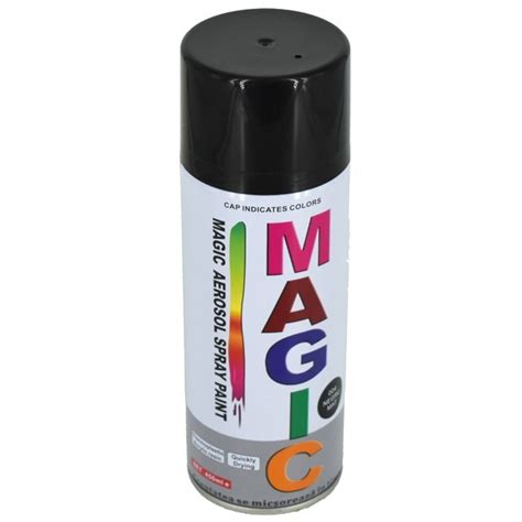 Spray Vopsea Magic Negru Lucios Ml Emag Ro