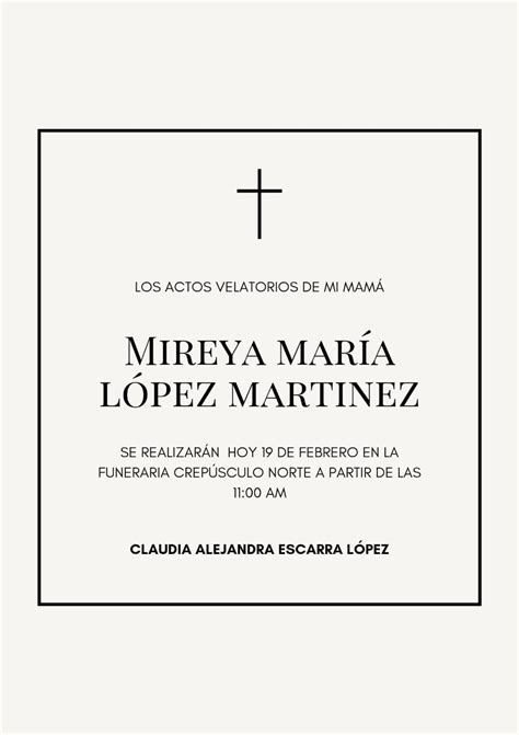 Notitarde Lamenta El Fallecimiento De Mireya Mar A L Pez Mart Nez