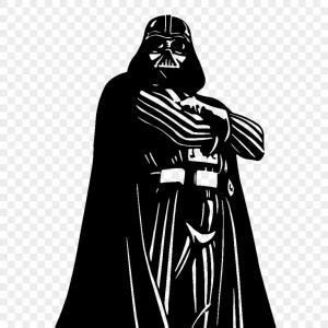 Darth Vader Silhouette Vector at Vectorified.com | Collection of Darth ...