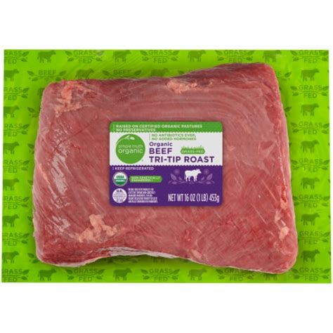 Simple Truth Organic® Grass Fed Beef Tri Tip Roast 16 Oz Qfc