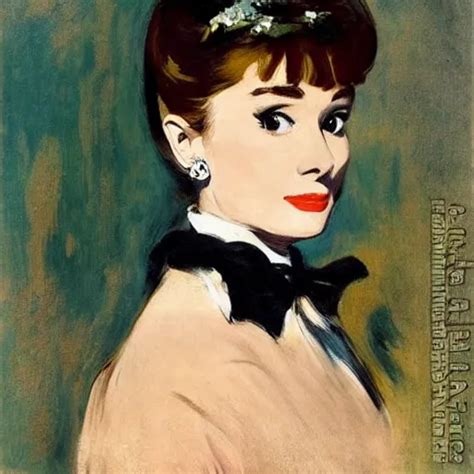 Audrey Hepburn Art By Edouard Manet Stable Diffusion OpenArt