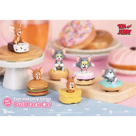 Tom Jerry Pull Back Car Series pack 6 voitures à Beast Kingdom