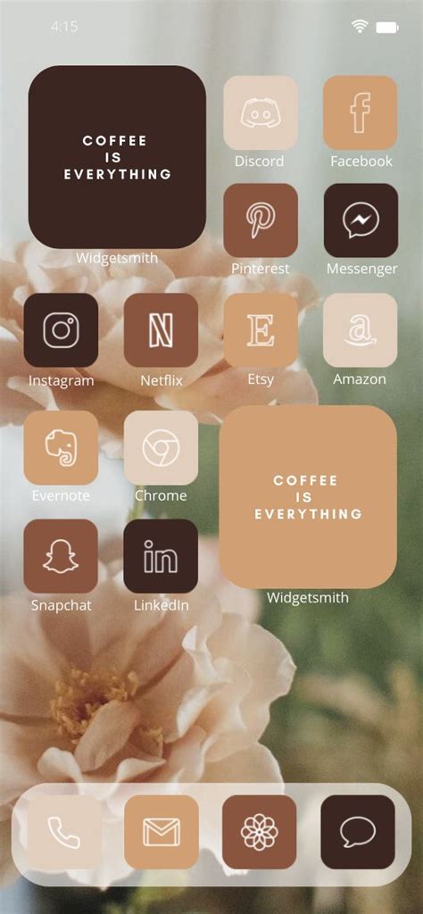 Ios 15 Coffee Aesthetic 1200 App Icons Pack Etsy App Icon Etsy