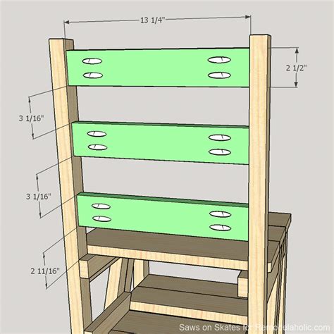 Remodelaholic | DIY Ladder Chair - A Modern Twist on an American Classic