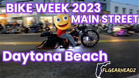 BIKE WEEK Main Street DAYTONA BEACH 2023 YouTube