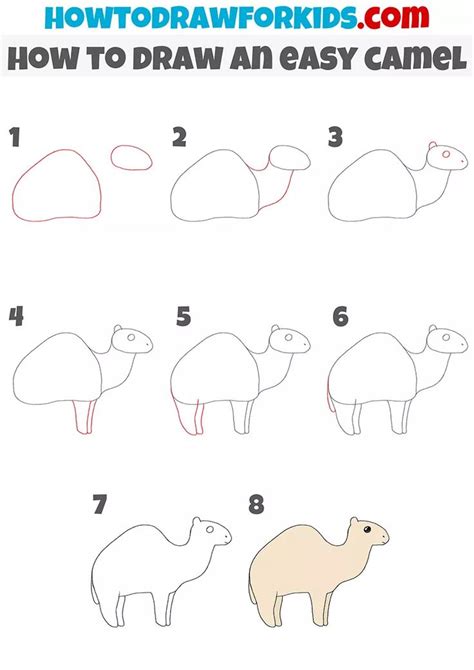 Easy Camel Drawing Tutorial for Kids