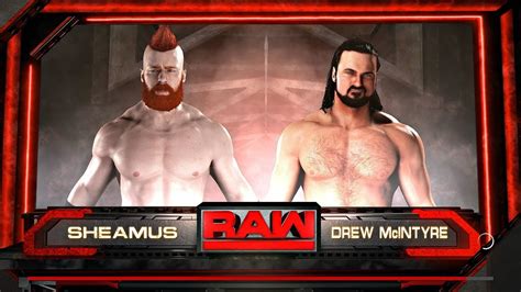 Wwe 2k18 Sheamus Vs Drew Mcintyre Youtube