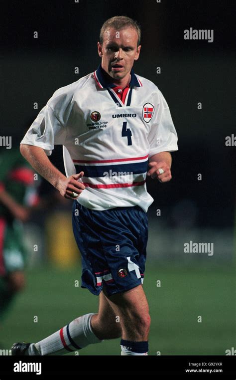 Soccer - World Cup France 98 - Group A - Morocco v Norway. Henning Berg ...