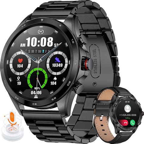 Lige Smartwatch Herren Mit Telefonfunktion Fitnessuhr Bluetooth Anruf