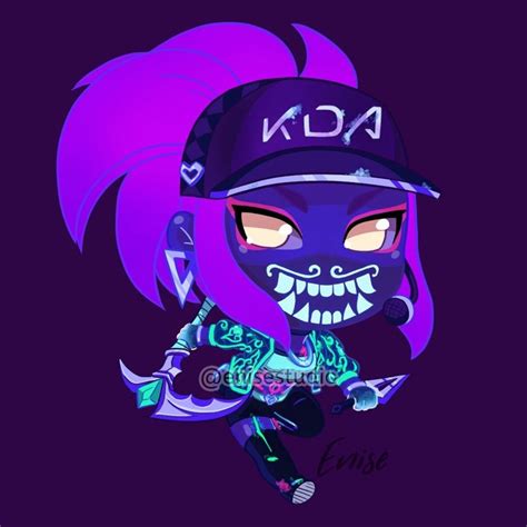 Akali Kda League Of Legends League Of Legends Anime Character Art