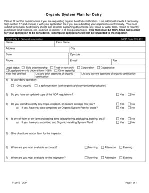 Fillable Online Agri Idaho NOP Rule 205 Agri Idaho Fax Email Print